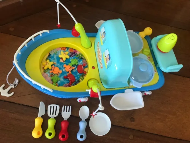 Brinquedo kit barco musical Nobrand