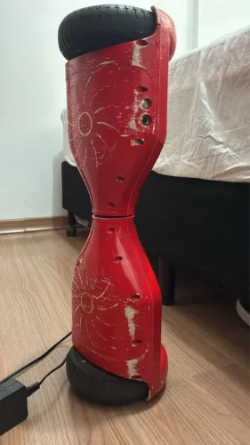 Hoverboard 6.5" Vermelho com Bateria Nova + Carregador