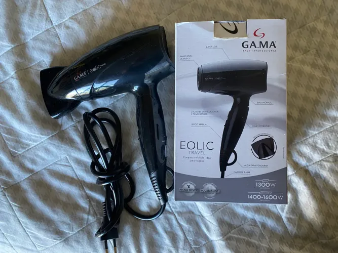 Secador de cabelo com defeito