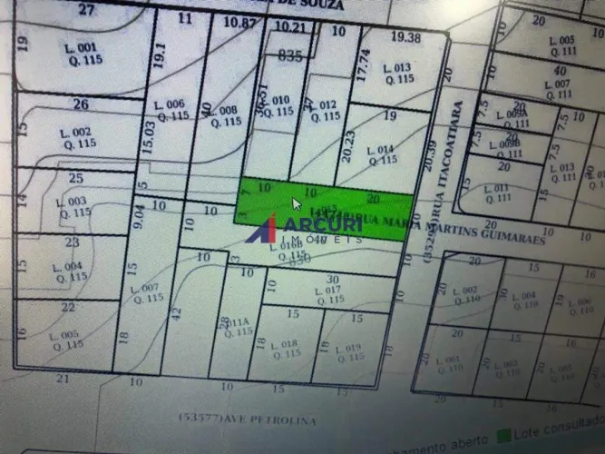 Lote 1200 m² Sagrada Família (BH) - Venda