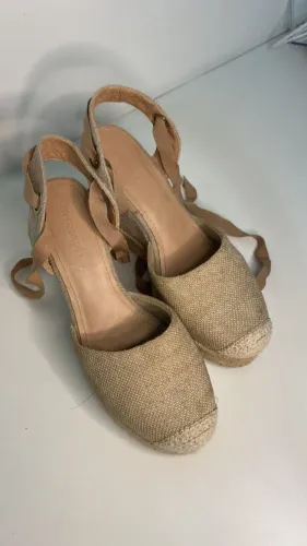 espadrille sonhos de pé plataforma