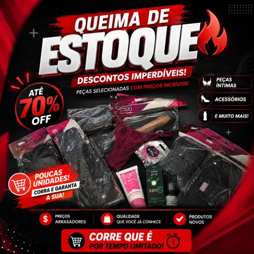 SEXU SHOP 70% DE DESCONTO
