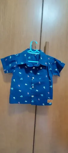 Camisa azul marinho Tip Top Tam 3