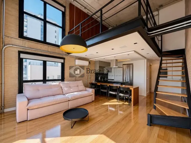 Apartamento Duplex com 1 dormitório para alugar, 90 m² por R$ 11.000/mês - Cerqueira César