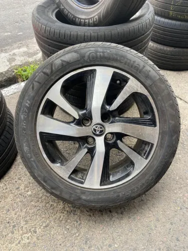 Roda Etios aro 16 só as rodas 1,500,00 roda e pneu 2,300,00