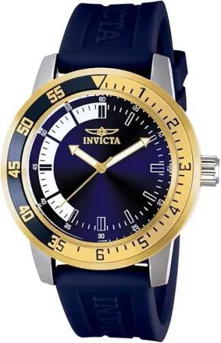  Invicta , Relógio de quartzo , 45 mm , Azul