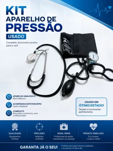 Kit aparelho de pressão