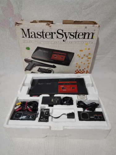 master sytem 1 na caixa completo