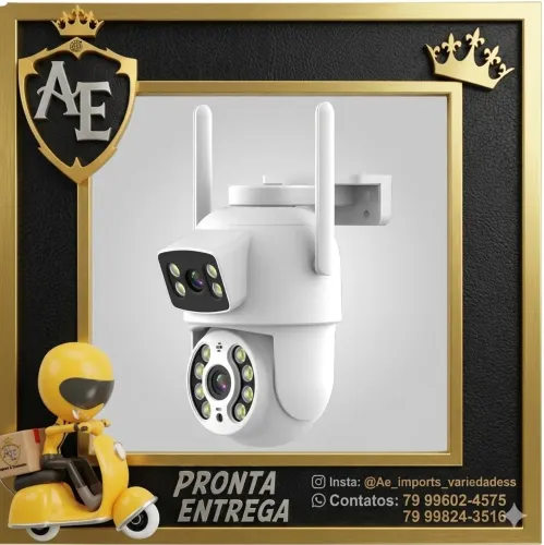 Câmera Wifi Dupla Lente