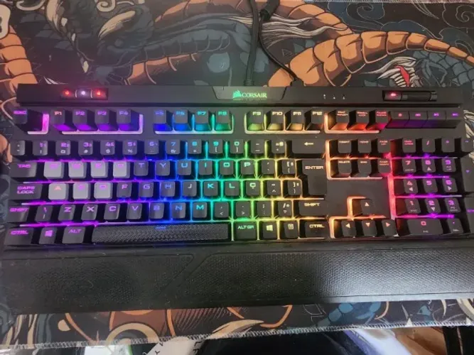 Teclado Mecânico Corsair STRAFE MK.2 RGB - Parcelo no cartao