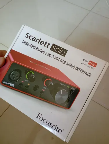 Interface de áudio Scarlett Solo 3gr