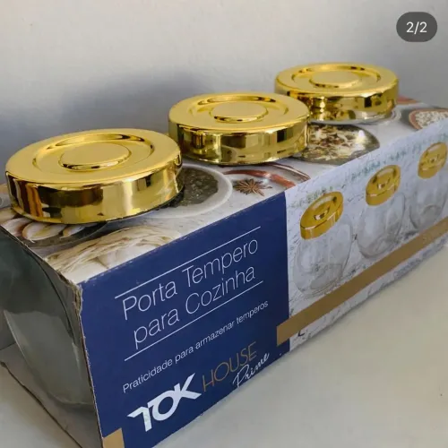 Kit de 3 porta temperos