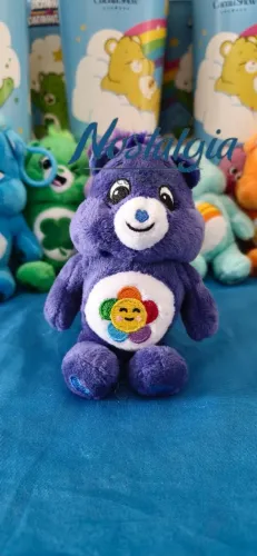 Ursinho carinhoso Roxo escuro chaveiro cacau show pelúcia 