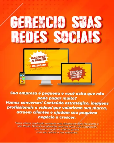 Gerencio suas Redes Sociais