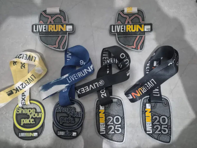 Coleção Medalhas LiveRunXP