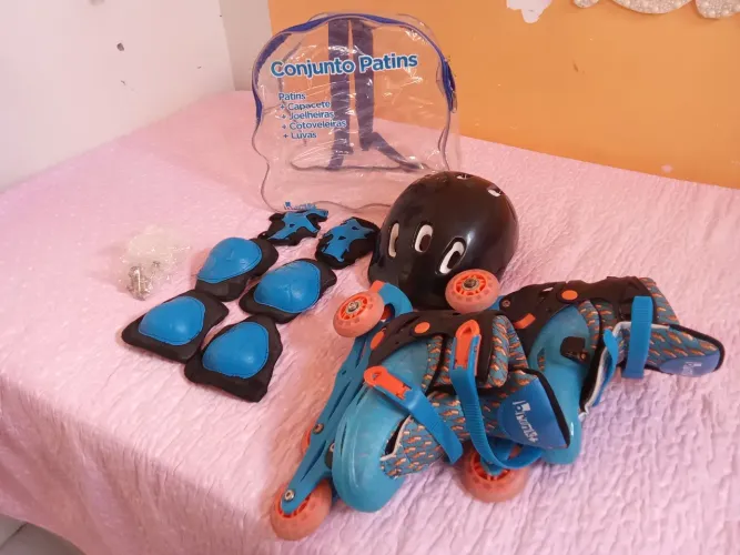 Patins infantil calça do 32 ao 35