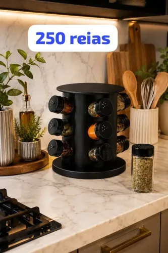 Porta Tempero giratório Premium