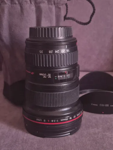 Lente Canon 16 - 35 mm 2.8 L