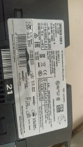 Soft starter Siemens siriús 3rw30 Semi nova