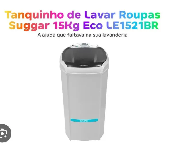 Tanquinho Novo 15 Kg com nota fiscal