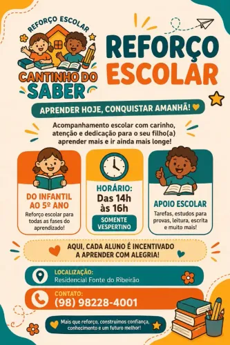 Cantinho do Saber - Reforço Escolar