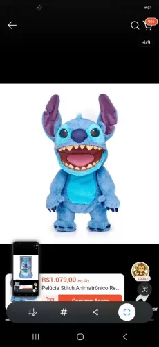 Pelúcia stitch 