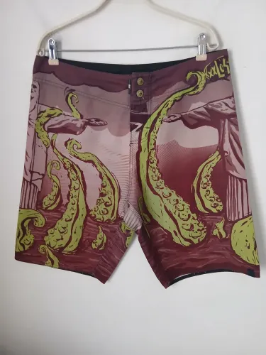 BERMUDA BOARDSHORT LOST RARA ESTAMPA TENTÁCULOS N42/44