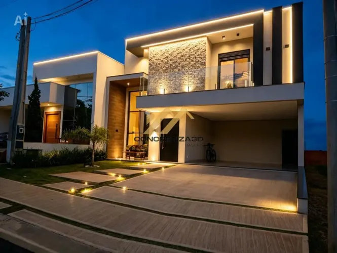 Sobrado com 3 suítes, com 310 m² para locação - Jardim Residencial Viena, Indaiatuba/SP