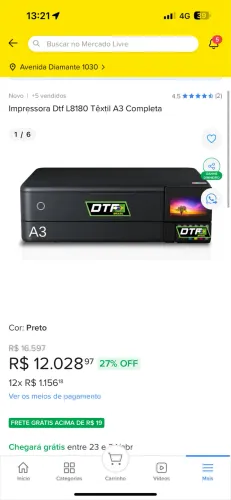 Impressora DTF  a3