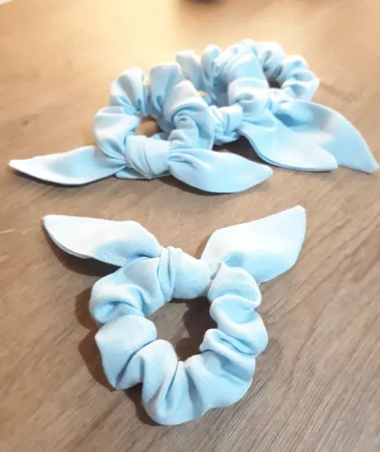 Kit 4 Scrunchie acessório de cabelo