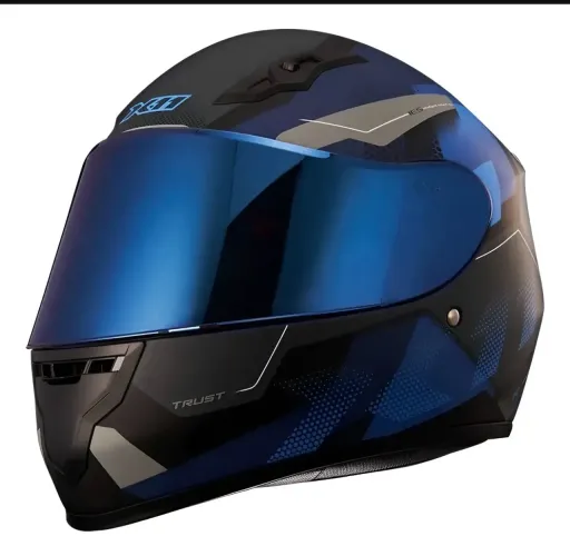 Capacete X11 Motociclista Trust Pro Transit Azul