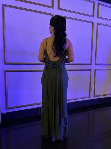 vestido longo party brand boipeba verde