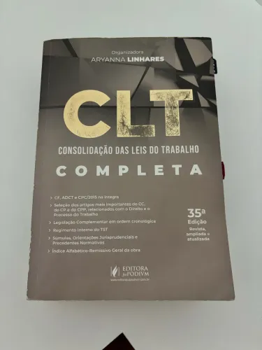 CLT ORGANIZADA - 35ª edição - Aryanna Linhares