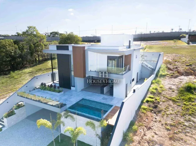Casa com 4 dormitórios à venda, 451 m² por R$ 6.800.000,00 - Condomínio Villa Dos Pinheiro