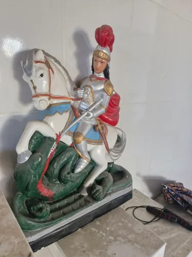Imagem de São Jorge Gesso 70x50