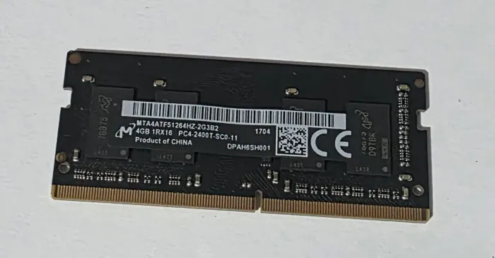 Memória Ram Micron DDR4 2400MHz- 4GB