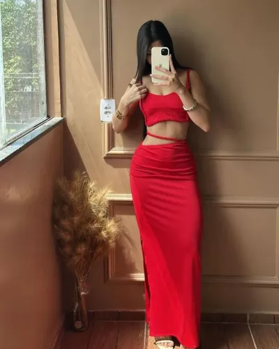 Conjunto Tatiana - Modelo gringa suplex poliamida