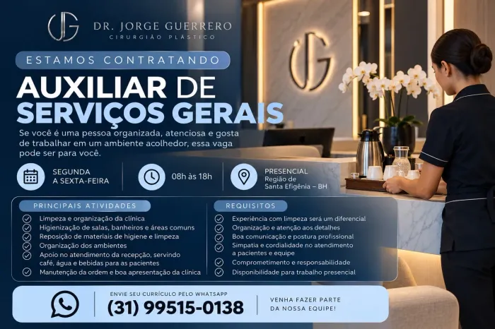 Auxiliar de serviços gerais