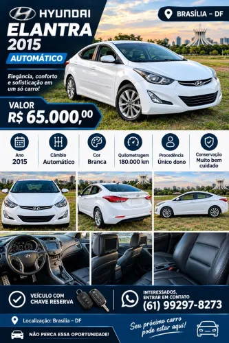 Hyundai Elantra GLS 2.0 16V Flex Aut. 2015