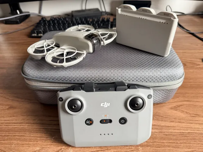 Drone DJI neo + 3 baterias, controle + case