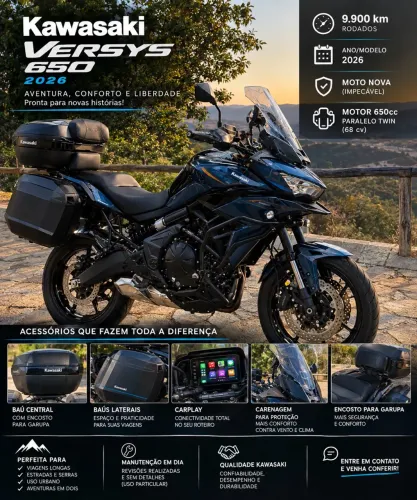 Kawasaki Versys Tourer 650 2026