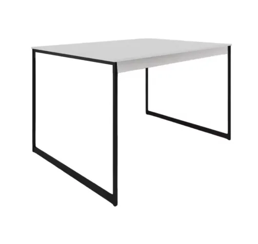 Mesa de Jantar 4 Cadeiras MDF - Estilo Industrial para Cozinha Pequena e Sala de Jantar