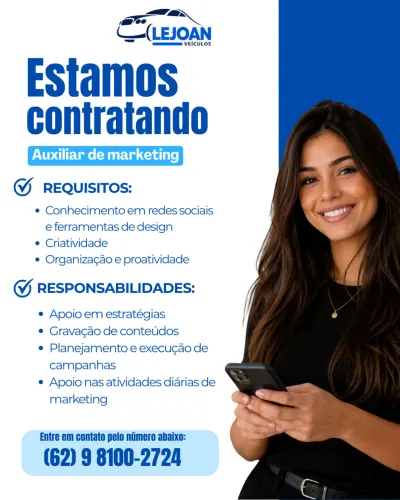 AUXILIAR DE MARKETING