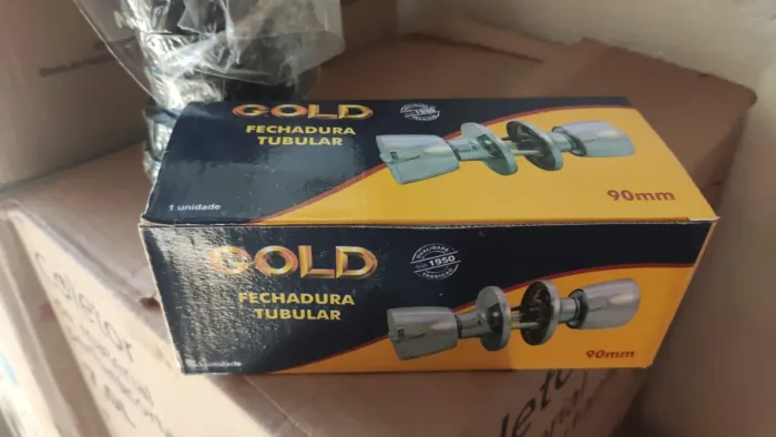 fechadura gold tubular 90mm