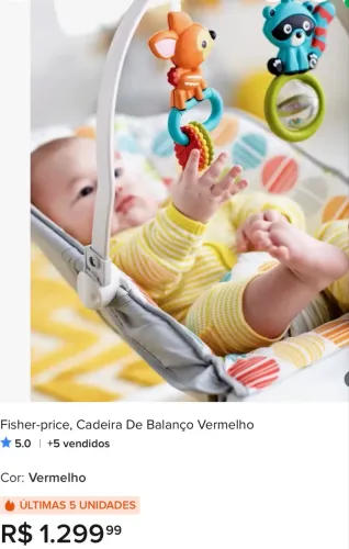 Bebê, cadeira de balanço.