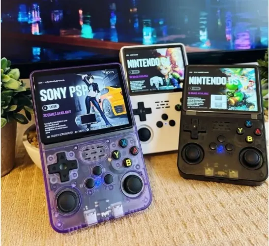 GAME PORTÁTIL R36S PROMOÇÃO 
