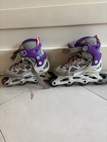 Patins Roller Inline Oxelo Ajustável 35-38 - 80A