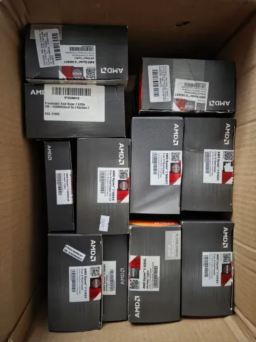 Caixas de processador Ryzen, sem blister sem Cooler