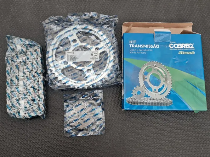 VENDO KIT RELAÇÃO TRANSMISSÃO COBREQ HONDA TITAN/FAN/START 150
