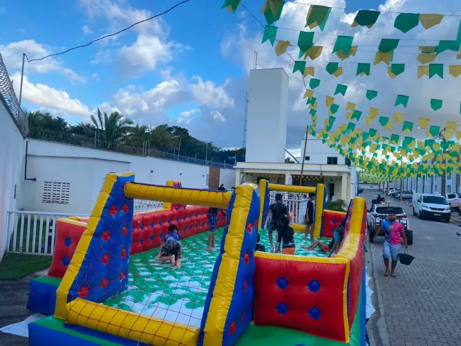 Aluguel de pula pula ,Piscina de bolinhas, tobogã, futebol de sabão .
